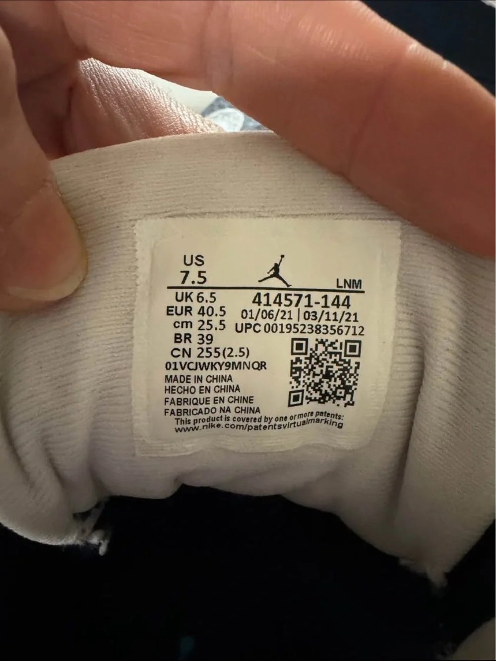 Jordan Kids White and Black Retro Sneakers